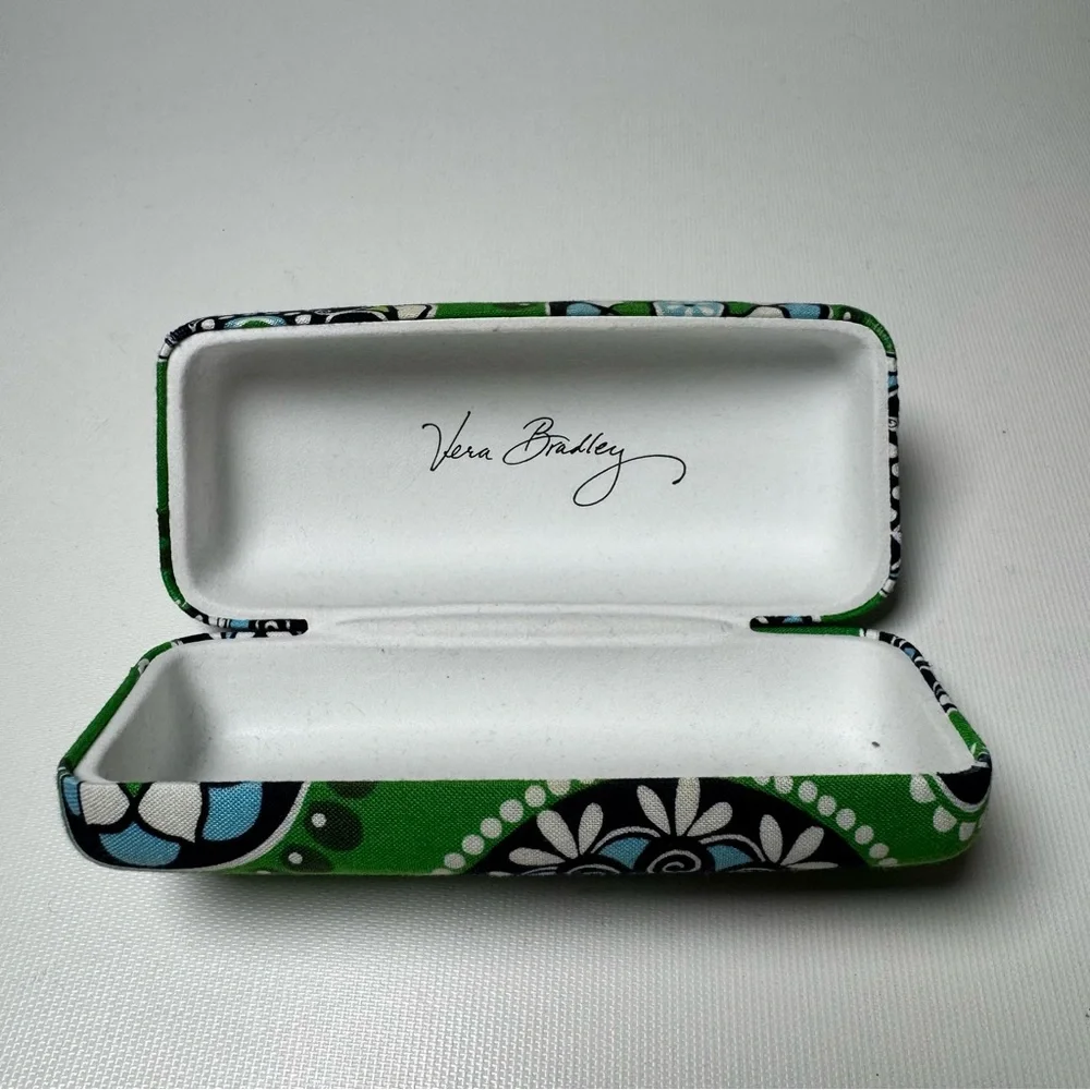 Vera Bradley Cupcake Green Hard Glasses Case